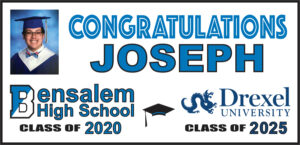 Joseph celebration banner, 72x36