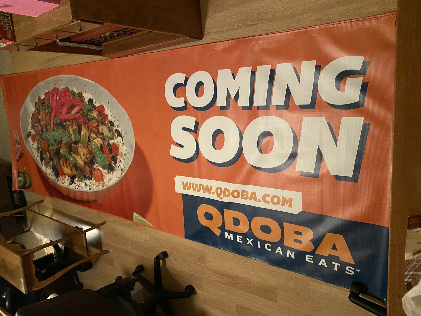 Custom printed coming soon business banner