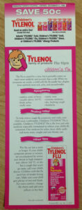Printed pharmacy promotion