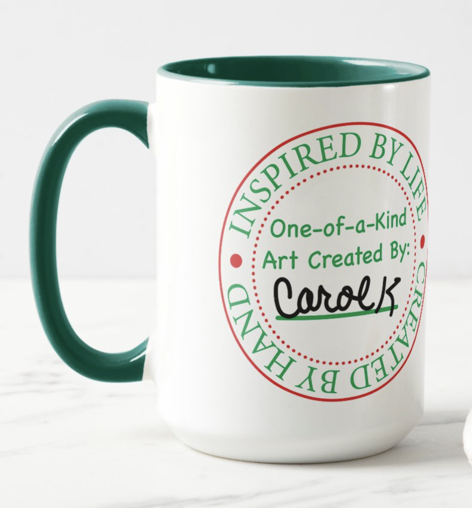 Custom printed promotional mug