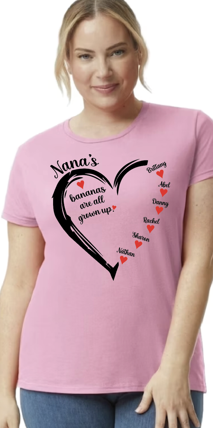Custom printed apparel design