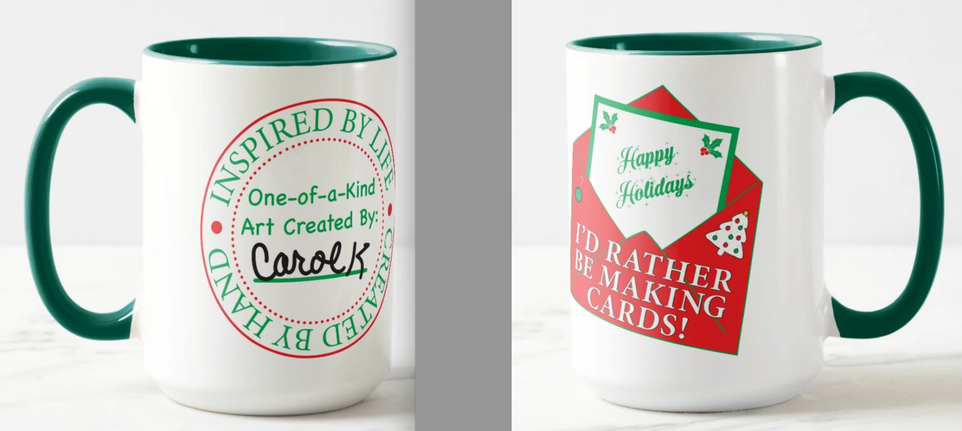 Custom printed promotional mugs