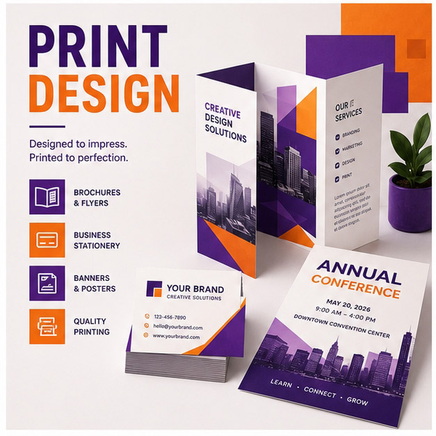Print design services by Ideal Designs